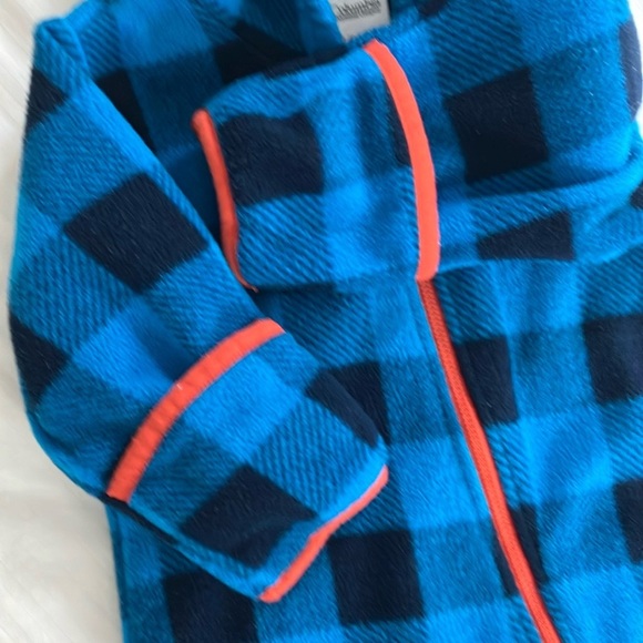 Columbia 6 months infant size Blue and Orange Kids fleece One Piece - Picture 4 of 13